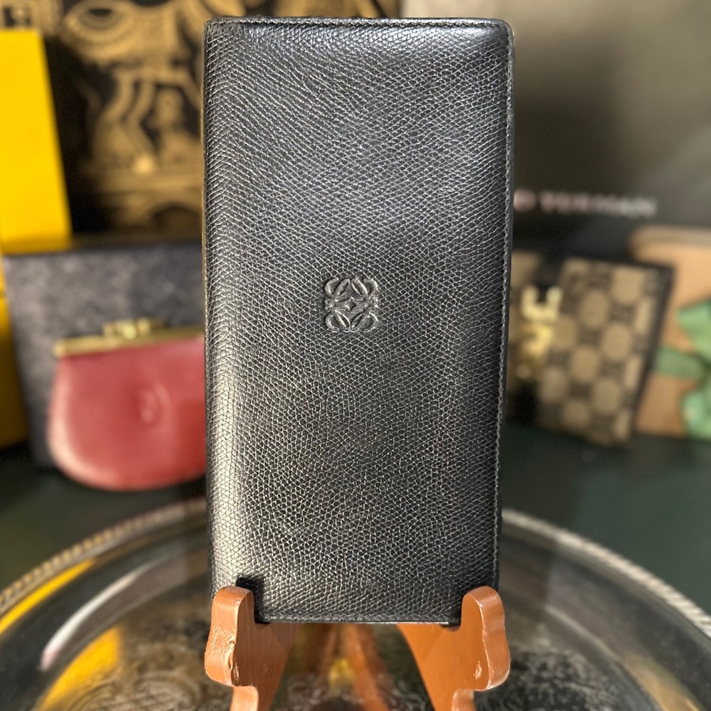Loewe Black Leather Wallet